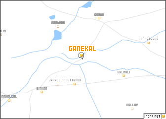 map of Ganekal