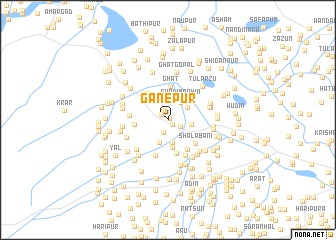 map of Ganepur