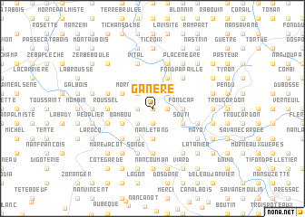 map of Ganeré