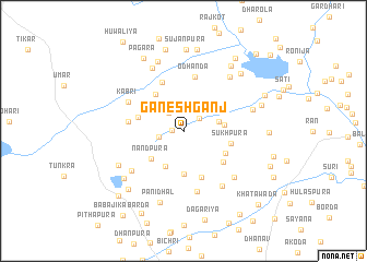 map of Ganeshganj