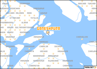 map of Ganeshpura