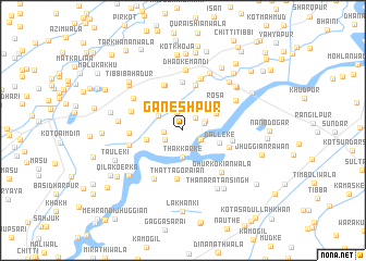 map of Ganeshpur