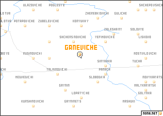 map of Ganeviche