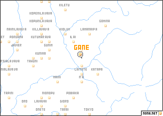 map of Gane