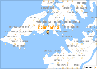 map of Ganfodebá