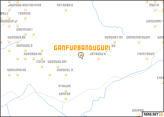 map of Ganfur Banduguri