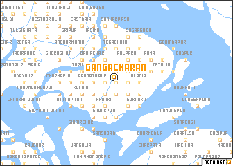 map of Gangācharan
