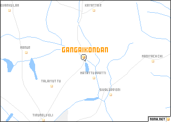 map of Gangaikondān