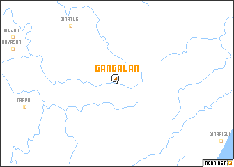 map of Gangalan