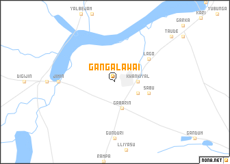 map of Gangalawai