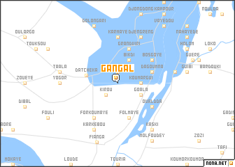map of Gangal