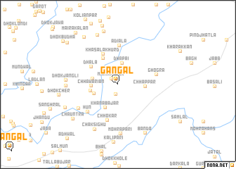 map of Gangāl
