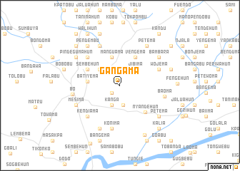 map of Gangama