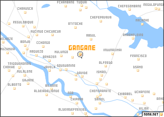 map of Gangane