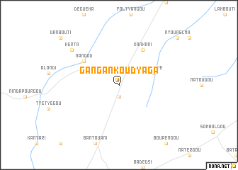 map of Gangankoudyaga