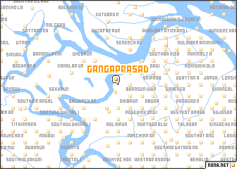 map of Gangāprasād