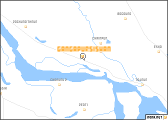 map of Gangāpur Siswan