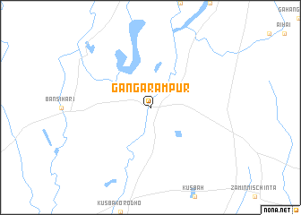 map of Gangārāmpur