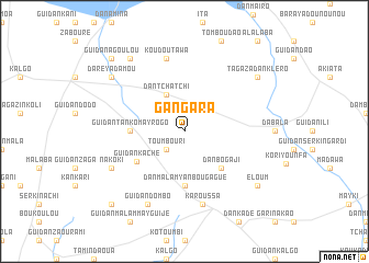 map of Gangara