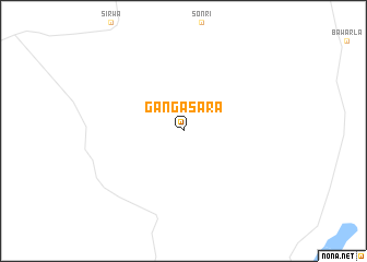 map of Gāngāsara