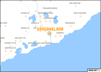 map of Gangawelana