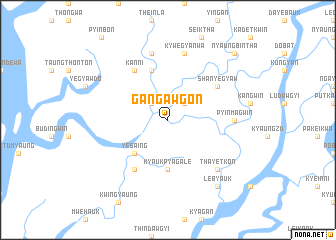 map of Gangawgôn