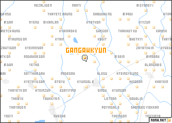 map of Gangawkyun