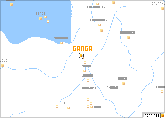 map of Ganga