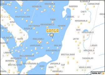 map of Gānga
