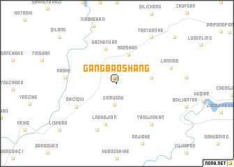 map of Gangbaoshang