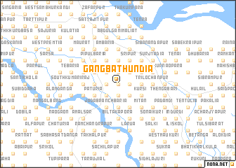 map of Gāngbathundia