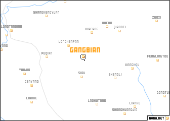 map of Gangbian
