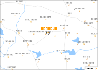 map of Gangcun
