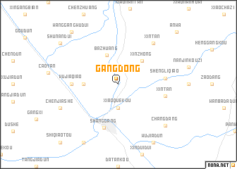 map of Gangdong