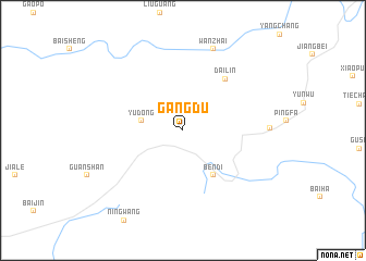 map of Gangdu