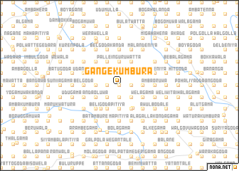 map of Gangekumbura