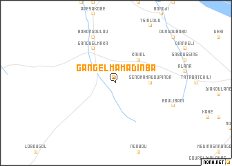 map of Gangel Mama Dinba