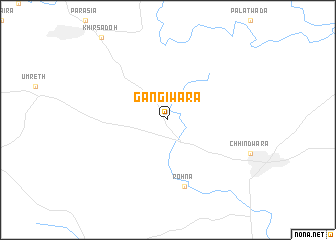 map of Gāngiwāra