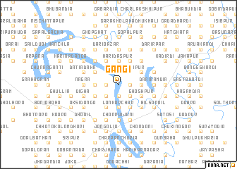 map of Gāngi