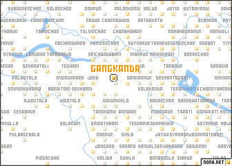 map of Gāng Kānda