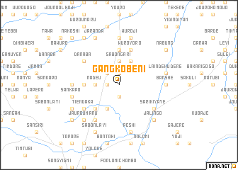 map of Gangkobeni