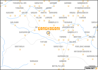 map of Gangkogoni