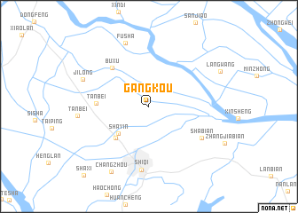 map of Gangkou