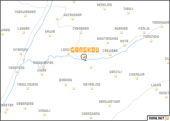 map of Gangkou