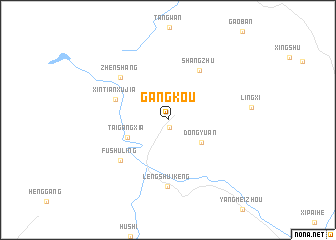 map of Gangkou