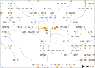 map of Gangkula