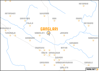map of Ganglari