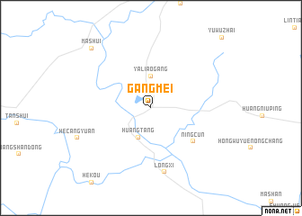 map of Gangmei