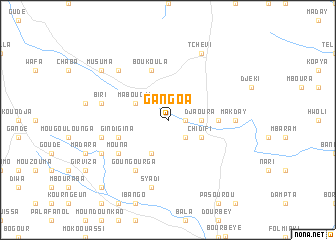 map of Gangoa