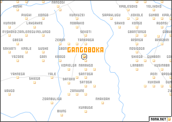 map of Gangoboka